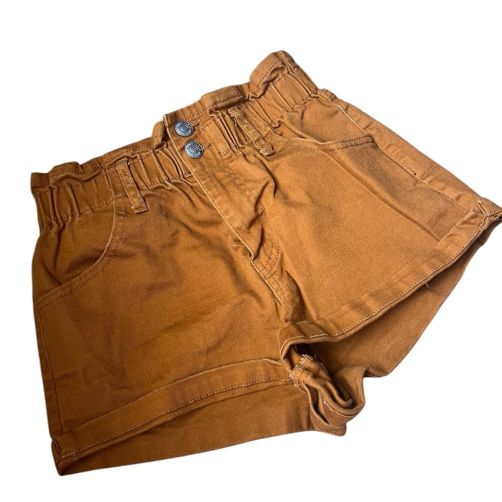 Stylish Stretchy Brown Shorts